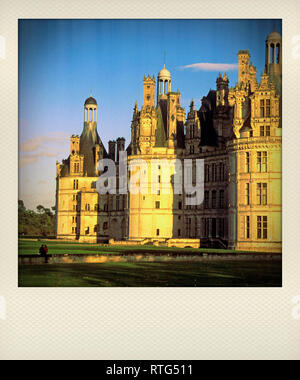 Chambord - Château de Chambord, château dans la vallée du Loir, Loire-et-Cher, France, Europe Banque D'Images