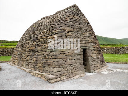 L'Oratoire Gallarus, 8e siècle début de l'église chrétienne, dans la péninsule de Dingle, comté de Kerry dans l'ouest de l'Irlande Banque D'Images
