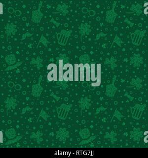 St Patricks Day Greeting card arrière-plan. Vector illustration. Illustration de Vecteur