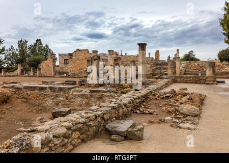 Ville antique Kourion, près de Limassol, Chypre Banque D'Images