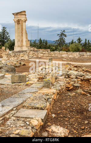 Ville antique Kourion, près de Limassol, Chypre Banque D'Images
