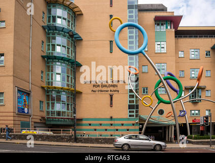 Pour les enfants de l'Hôpital Royal de Bristol, Paul O'Gorman, Bristol, Royaume-Uni Banque D'Images