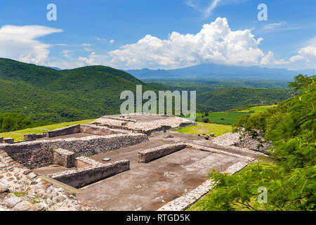 Ruines de Xochicalco, État de Morelos, Mexique Banque D'Images