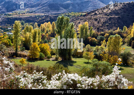 La vallée de Yeghegis, Vayots Dzor province, l'Arménie Banque D'Images