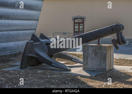 Leca da Palmeira/Porto/Portugal - 1004 2018 : vue d'un ancrage d'un géant pétrolier vapeur danois, Jacob Téma, construit sur un Staalskils, 1966 Odense/ Banque D'Images