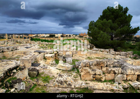 Catacombes, Rabat, Malte Banque D'Images