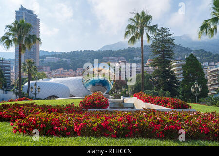 L'extérieur de jardins Casino Monte Carlo, Principauté de Monaco Banque D'Images