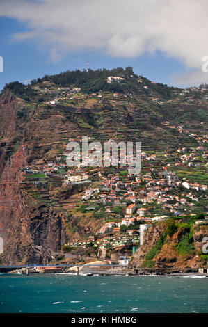 Autour de Madère - Le village de Cabo Girao, Madeira, Portugal Banque D'Images