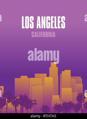 Los Angelles Californie Illustration de Vecteur
