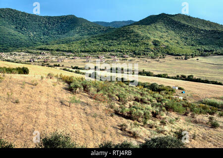 Paysage, Cugrugasheni, Géorgie Banque D'Images