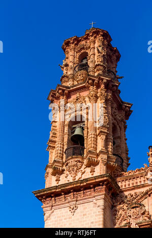 L'église Santa Prisca (1758), état Taxco, Guerrero, Mexique Banque D'Images