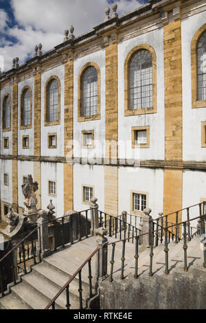 Bâtiment de la bibliothèque à l'ancienne Université de Coimbra, Portugal, Europe Banque D'Images