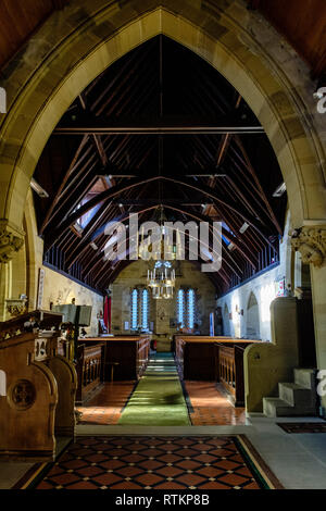 St Lawrence Parish Church, Church Road, rue Pierre, joint, Kent Banque D'Images