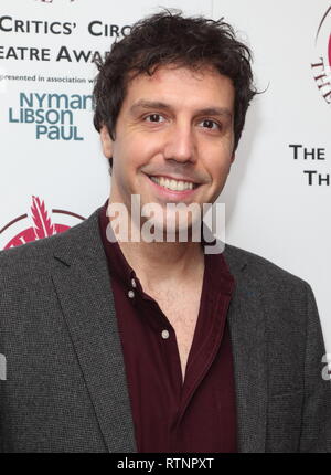 Critics Circle Theatre Awards au Prince of Wales Theatre avec : Alex Gaumond Où : London, Royaume-Uni Quand : 29 Jan 2019 Credit : WENN.com Banque D'Images