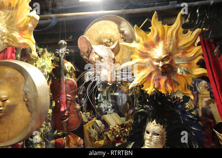Beau Carnaval Venise, Italie 2019 Banque D'Images