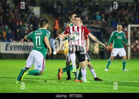 Le 1er mars 2019, Cork, Irlande - Ireland Premier match de la division entre Cork City FC vs Derry City FC. Banque D'Images