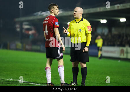 Le 1er mars 2019, Cork, Irlande - Ireland Premier match de la division entre Cork City FC vs Derry City FC. Banque D'Images