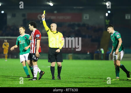 Le 1er mars 2019, Cork, Irlande - Ireland Premier match de la division entre Cork City FC vs Derry City FC. Banque D'Images