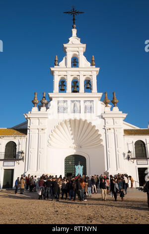 Ermita del Rocio, Andalousie Espagne Banque D'Images