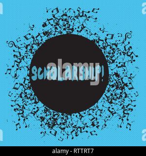 Écrit remarque montrant l'érudition. Photo d'affaires mettant en vedette Grant ou un paiement effectué à l'appui de l'éducation étude universitaire Banque D'Images