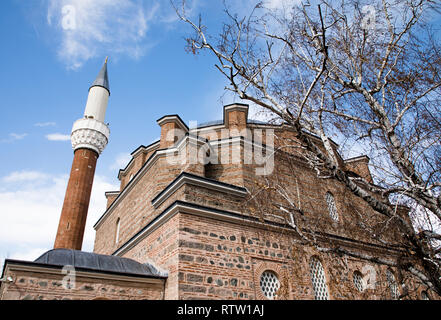Sofia, Bulgarie - Mars 02, 2019 : contexte de la mosquée centrale de Sofia - Banya Bashi Mosque. Bulgarie, Sofia Banque D'Images