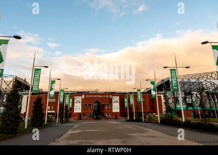 Glasgow, Ecosse, Royaume-Uni. 09Th Mars, 2019. Celtic Park à Glasgow, Ecosse, Royaume-Uni. Crédit : 2.03.2019 Cronos/Alamy Live News Banque D'Images