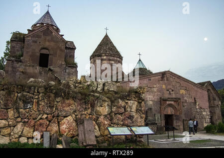 Le monastère de Gochavank médiévale. Zone de Dilijan, l'Arménie. Banque D'Images