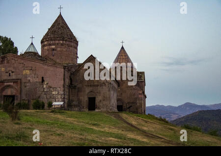 Le monastère de Gochavank médiévale. Zone de Dilijan, l'Arménie. Banque D'Images