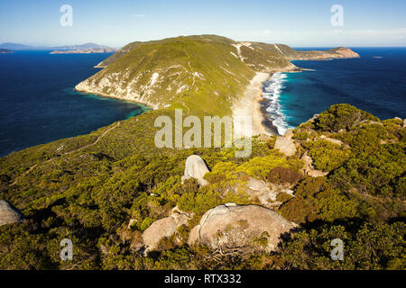 Bald Head track on Flinders Péninsule. Torndirrup National Park, en Australie occidentale. Banque D'Images