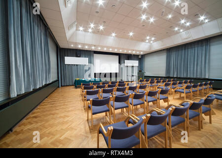 La salle de conférence, laissez-la conférence commencer Banque D'Images