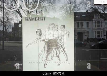 L'ex-Rambert Dance Company Chiswick Studios, Chiswick High Road, London, W4 Banque D'Images