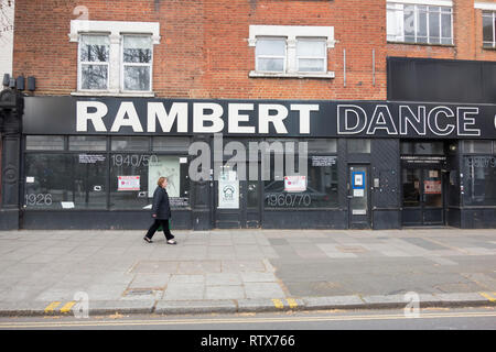 L'ex-Rambert Dance Company Chiswick Studios, Chiswick High Road, London, W4 Banque D'Images