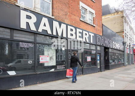 L'ex-Rambert Dance Company Chiswick Studios, Chiswick High Road, London, W4 Banque D'Images