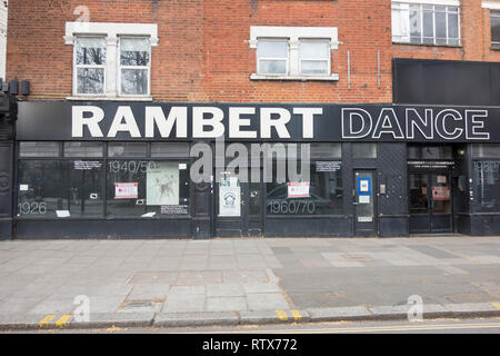 L'ex-Rambert Dance Company Chiswick Studios, Chiswick High Road, London, W4 Banque D'Images