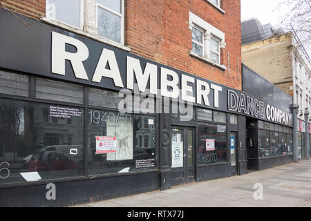 L'ex-Rambert Dance Company Chiswick Studios, Chiswick High Road, London, W4 Banque D'Images