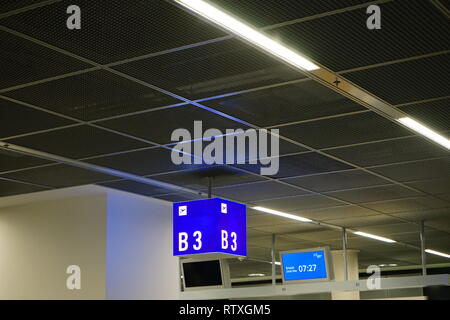 Flughafen, aéroport, Frankfurt am Main, Allemagne Banque D'Images