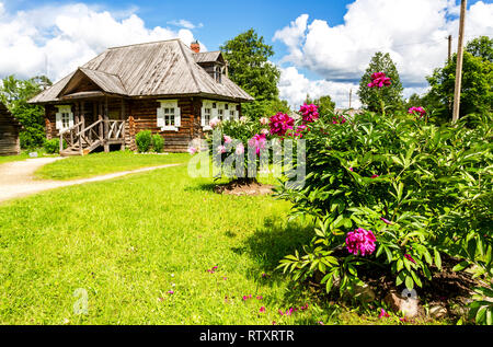 Konchanskoe-Suvorovskoe, Russie - le 22 juillet 2017 : Musée d'Alexander homestead près de Borovitchi, Souvorov. Généralissime Souvorov A. est une grande guerre russe Banque D'Images