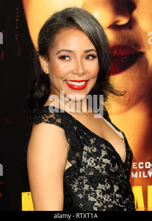 "Miss Bala" Première mondiale tenue au Regal L.A. Théâtre vivant à Los Angeles, Californie. Comprend : Paola Menacho Où : Los Angeles, California, United States Quand : 30 Jan 2019 Credit : Adriana Barraza M./WENN.com Banque D'Images