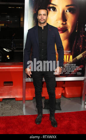 "Miss Bala" Première mondiale tenue au Regal L.A. Théâtre vivant à Los Angeles, Californie. Avec : Matt Cedeno Où : Los Angeles, California, United States Quand : 30 Jan 2019 Credit : Adriana Barraza M./WENN.com Banque D'Images