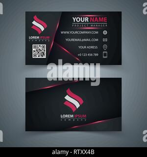 Modèle d'affaires. Idée pour votre imprimer Illustration de Vecteur