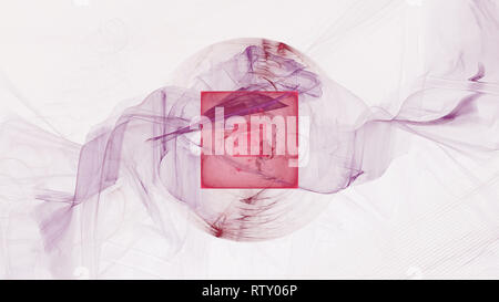 Résumé un arrière-plan créé à l'aide de la fractale fractale récursive de l'algorithme de la flamme. Banque D'Images