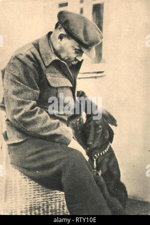 Lénine V.I. en vacances dans la région de Gorki Banque D'Images