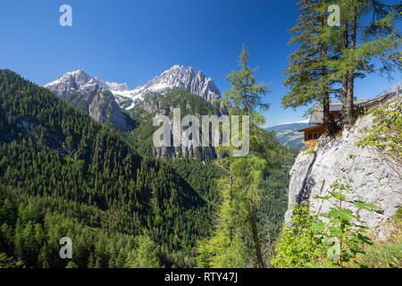 Lienzer Dolomiten. Dolomites de Lienz. Vue depuis Dolomitenhutte. Autriche. Europe. Banque D'Images