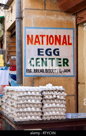 Boutique d'oeufs, fort de Jaisalmer, Jaisalmer, Rajasthan, Inde, Asie Banque D'Images