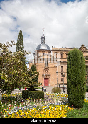 Un jardin près du Palais Anaya, Salamanque Banque D'Images