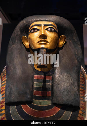 L'Intendant Khnumhotep au National Museum of Scotland, Édimbourg, Écosse, Royaume-Uni Banque D'Images