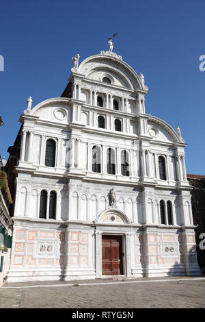 Chiesa di San Zaccaria (St. Zacharias) - église catholique de Venise, dédié au père de Jean le Baptiste, dont le corps s'il contient des soi-disant. Mélange de Banque D'Images