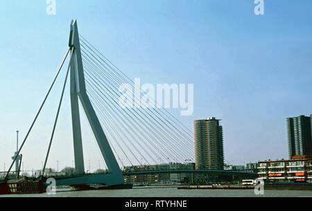 ,Erasmusbrug pont à haubans,Pays-Bas Banque D'Images