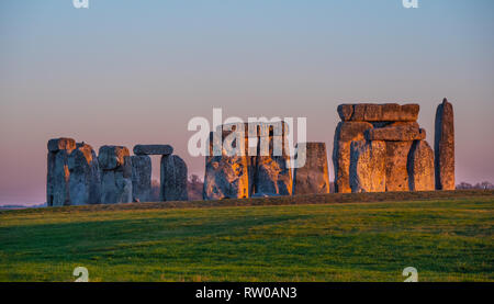 Le mystère de Stonehenge en Angleterre Banque D'Images