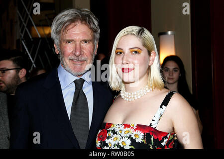 New York, USA. 07 Mar, 2016. Harrison Ford au lundi, 7 mars 2016, Gala à visages Pier Sixty à Chelsea Piers, à New York, USA. Crédit : Steve Mack/S.D. Mack Photos/Alamy Banque D'Images